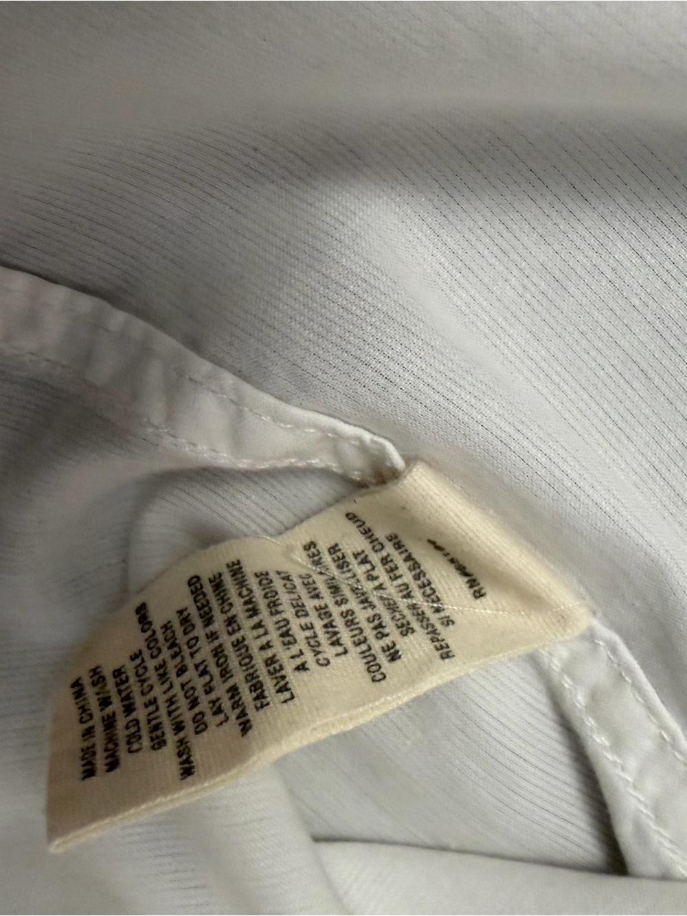 Elizabeth and James Cohen White Tailored Button-Down Shirt - Picture 9 of 11